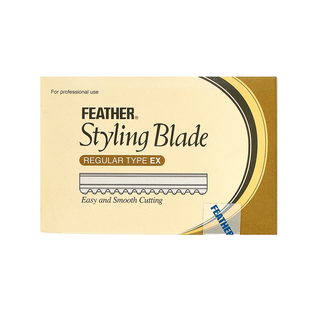 Лезвия филировочные  Feather Styling Blade regular type EX (10 шт)