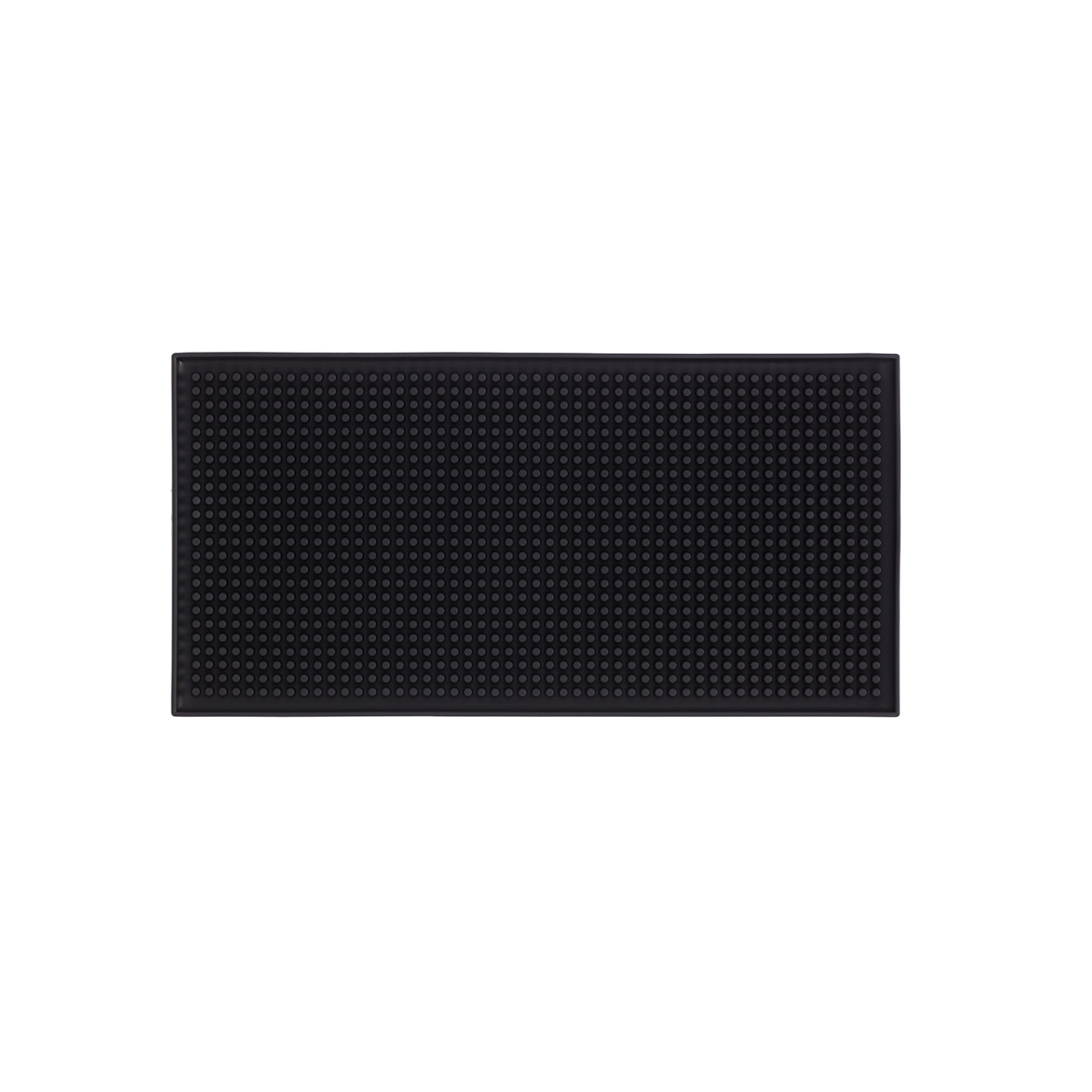 Черный резиновый коврик 30x15 для инструментов барбера