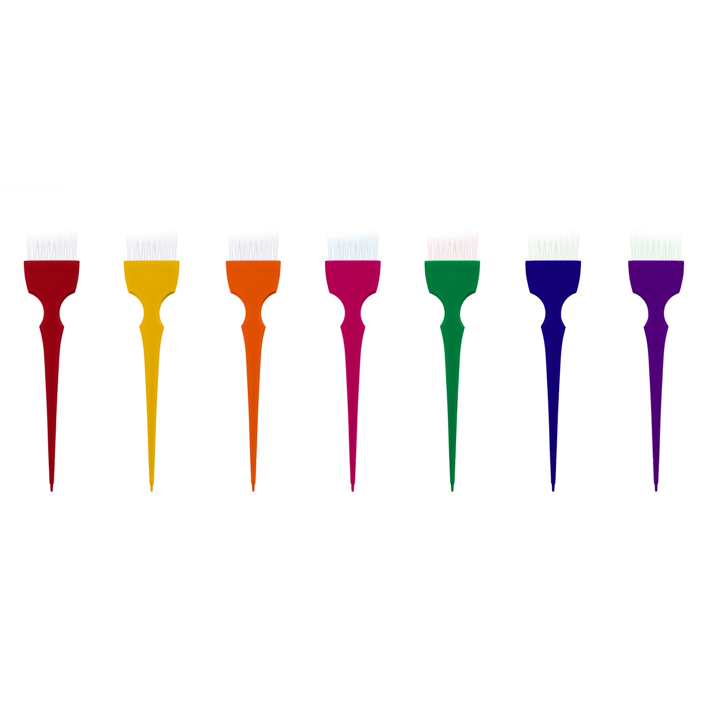 Набор кистей разноцветных кистей (M)